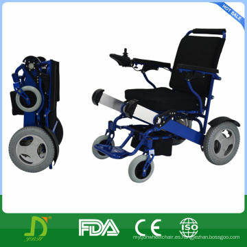 Silla de ruedas plegable para uso hospitalario
